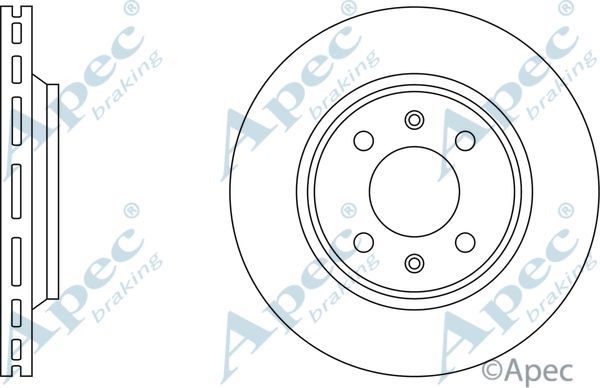 APEC BRAKING Bremžu diski DSK564